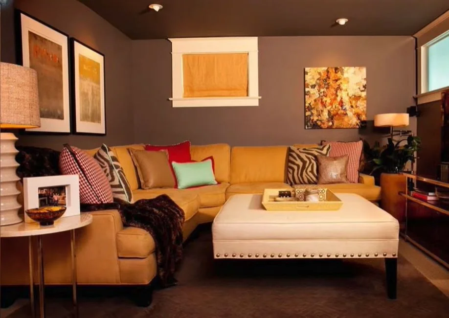 Living Area with sofa