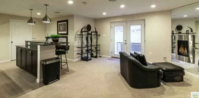 Home 20 Client Remodel Basement